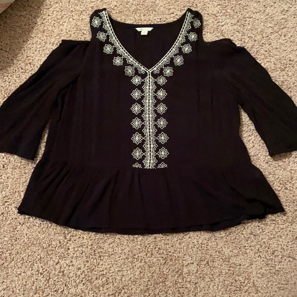 Cato Open Shoulder Blouse